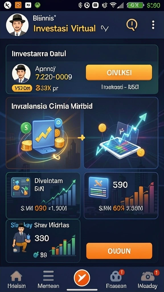 Tampilan antarmuka yang bersih dan modern.