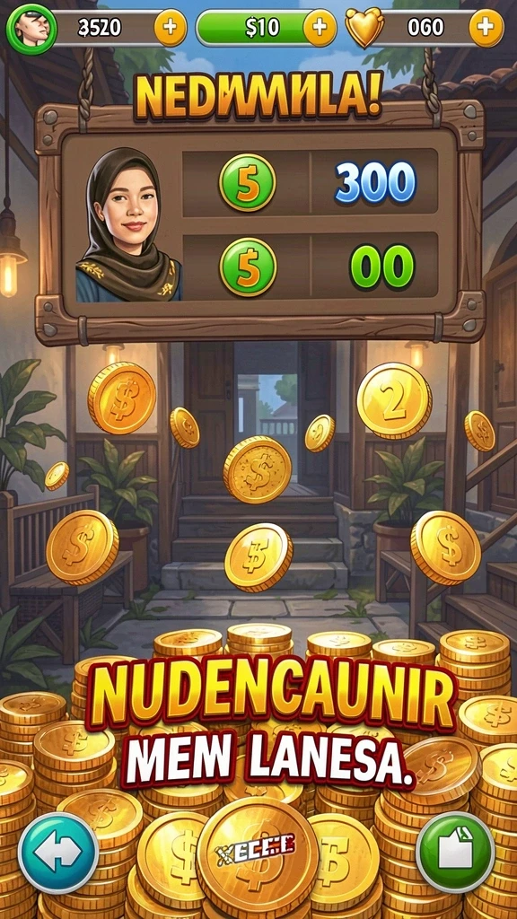 Tampilan awal permainan yang menakjubkan dan intuitif.