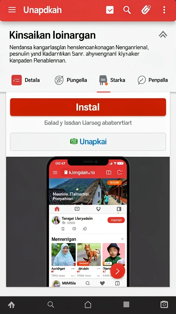 Karakter unik dengan kemampuan yang berbeda.