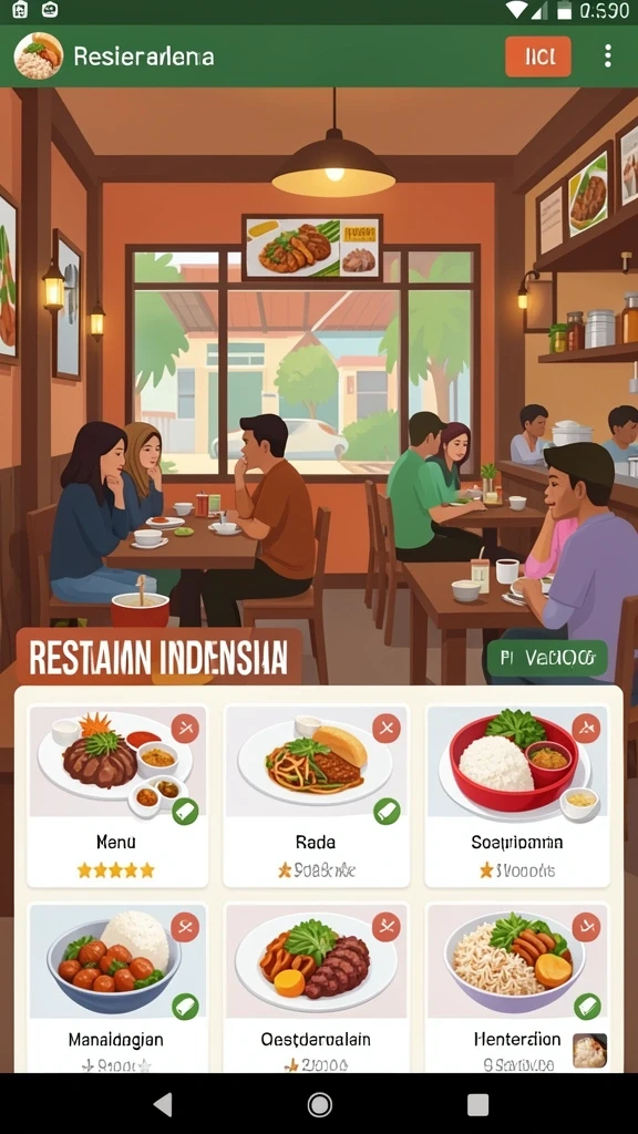 Tampilan antarmuka ARIESTOGEL yang menarik dan mudah digunakan.
