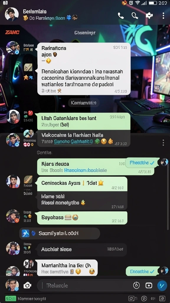 Karakter menarik dengan variasi yang beragam.