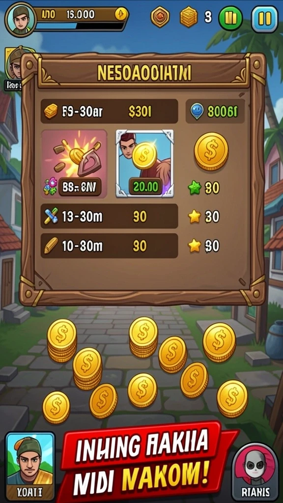 Tampilan utama game DAYAK777 yang menarik.
