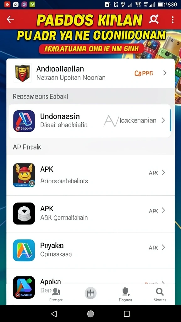 Tampilan fitur sosial yang memungkinkan interaksi antar pemain.