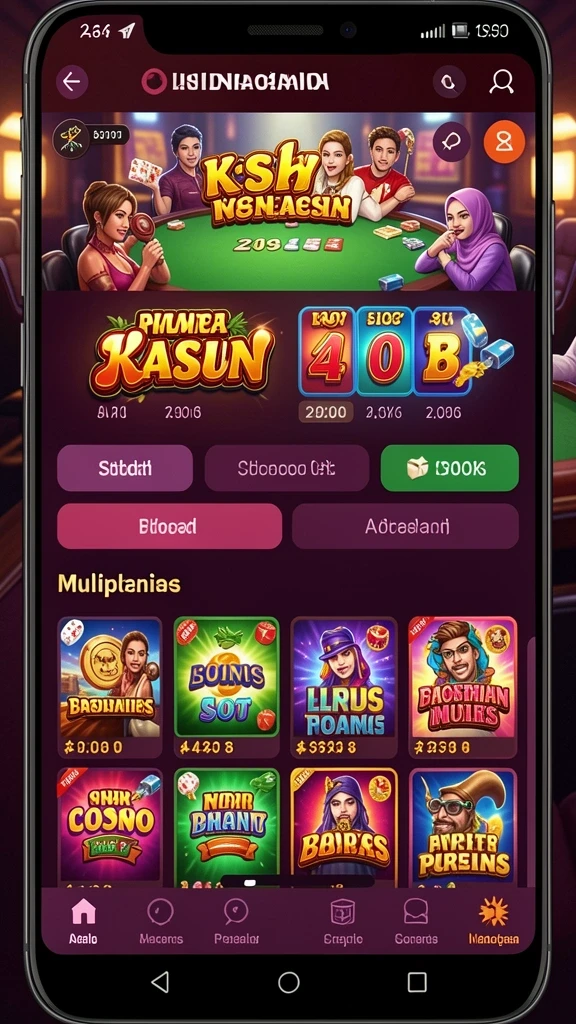 Tampilan utama GLOWIN88 yang menarik dan intuitif.