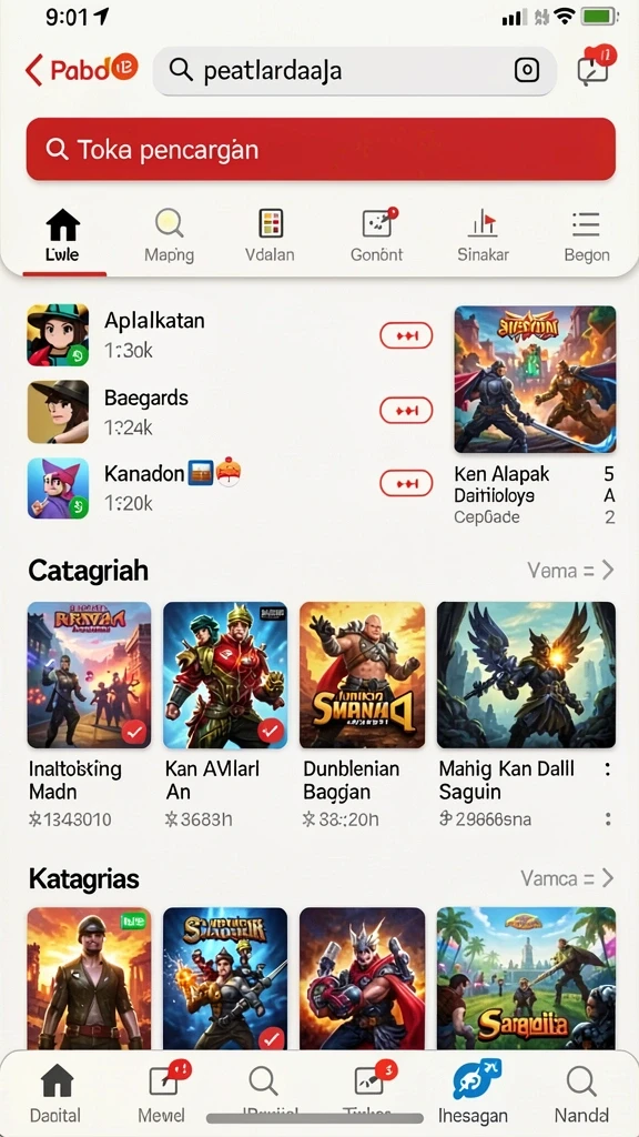 Salah satu level menantang dengan rintangan menarik.