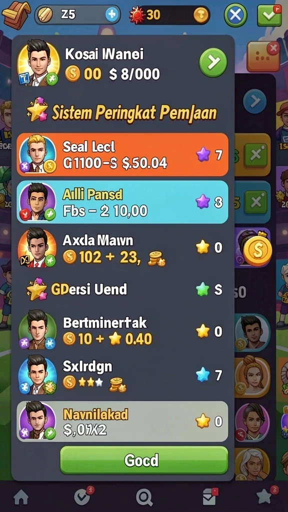 Grafik game yang memukau dan detail.