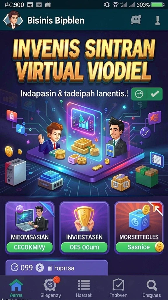 Screenshot aplikasi JKTWIN menunjukkan antarmuka yang menarik.