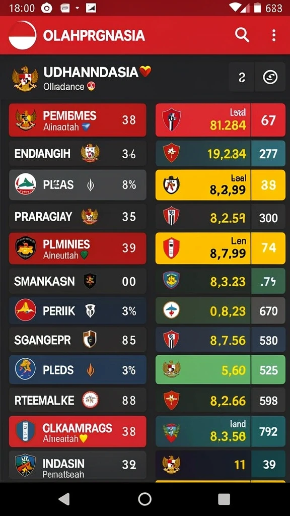 Fitur turnamen mingguan dengan hadiah menarik.