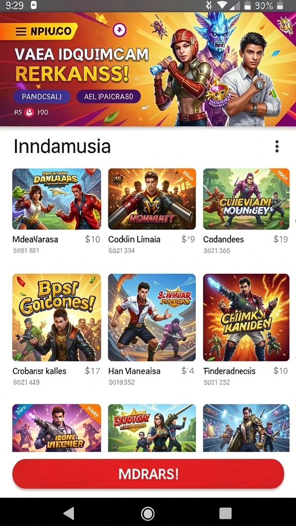 Tampilan antarmuka pengguna yang intuitif dan menarik.