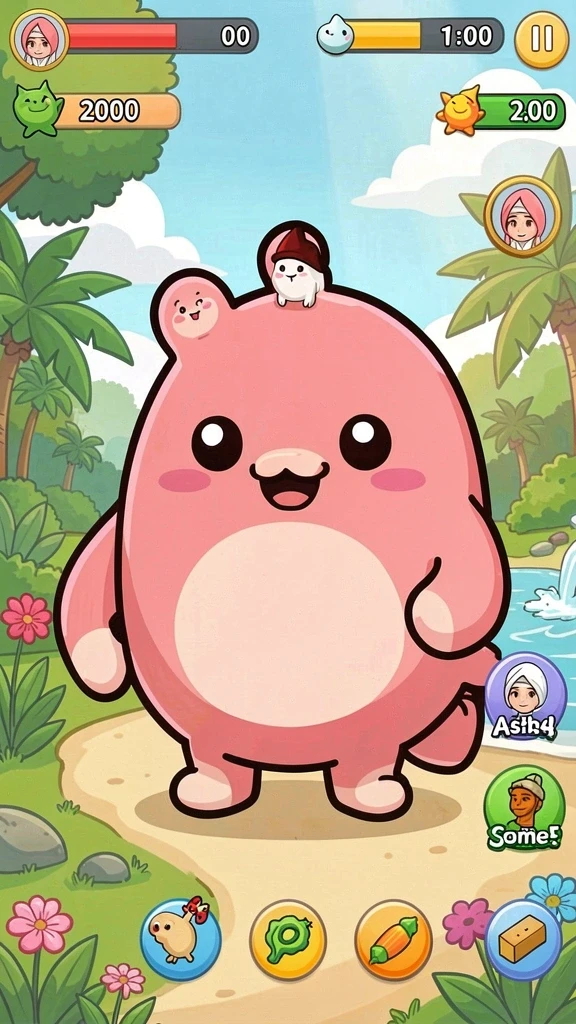 Pengalaman multiplayer yang seru bersama teman-teman.