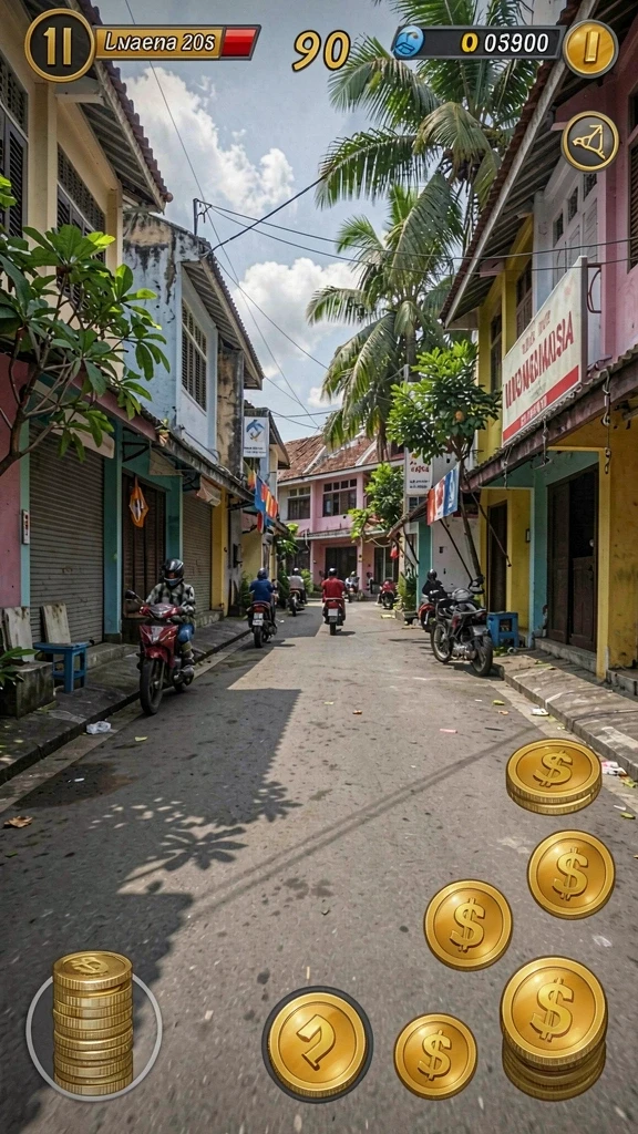 Antarmuka utama yang menarik dan mudah dipahami.