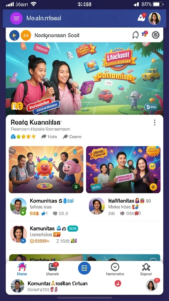 Tampilan antarmuka yang menarik dan mudah dinavigasi.