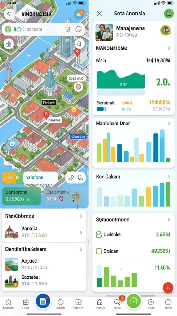Karakter dengan desain yang unik dan menarik.