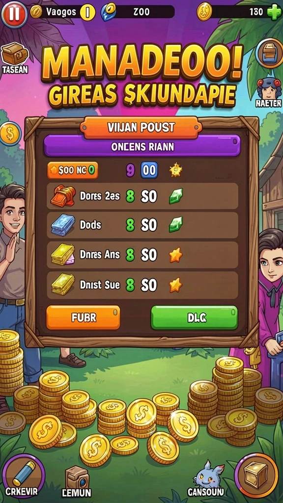 Tampilan utama game yang menarik dan cerah.