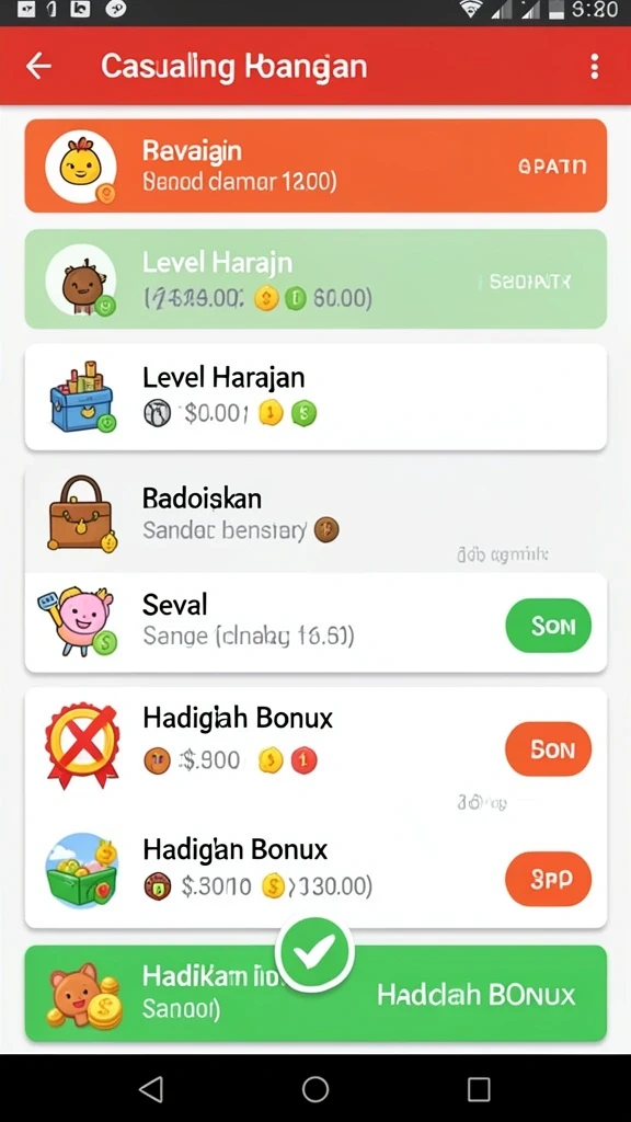 Tampilan antarmuka yang ramah pengguna dan menarik.