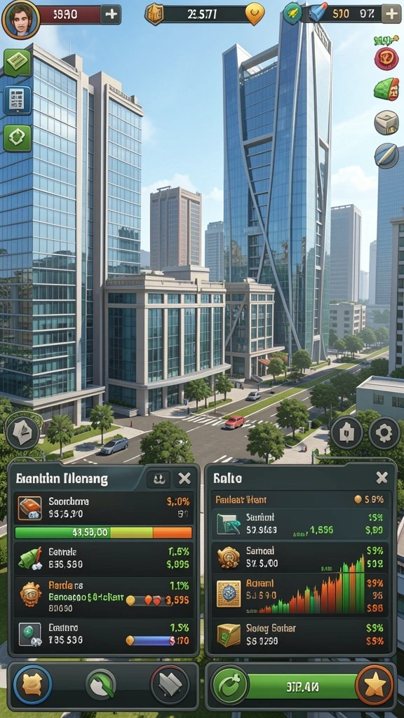 Screenshot dari tampilan antarmuka permainan yang ramah pengguna.