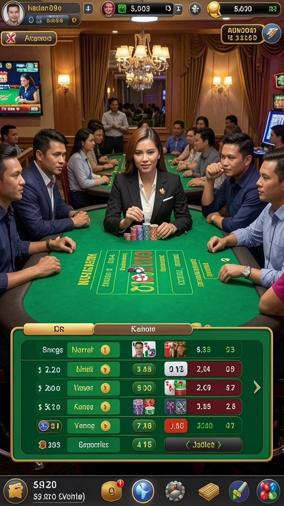 Tampilan utama permainan dengan grafis menarik.