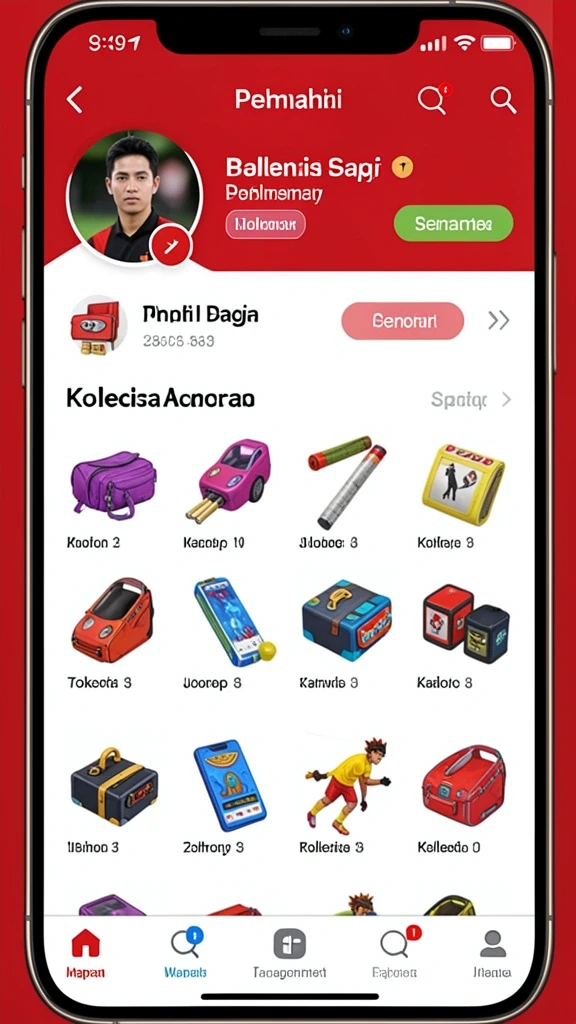 Tampilan antarmuka yang menarik dan user-friendly.