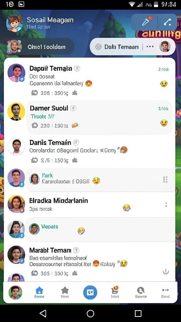 Mode permainan yang menantang dan bervariasi.